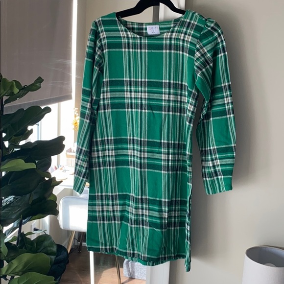 Worn once indoors for pics- green mini dress - Picture 3 of 5